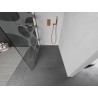 Mexen Kioto dušo siena Walk-in 70 x 200 cm, balta banga 8 mm, rožinis auksas - 800-070-101-60-97