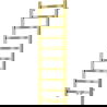 Mexen Bolt vonios radiatorių 1200 x 400 mm, 220 W, auksinis - W126-1200-400-00-50