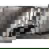 Mexen Lunar T dešinysis atidaromas dušo kabina 140 x 120 cm, permatoma, rožinis auksas - 834T-140-120-60-00-P