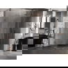 Mexen Lunar T dešinysis atidaromas dušo kabina 140 x 120 cm, permatoma, rožinis auksas - 834T-140-120-60-00-P