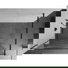 Mexen Kioto dušo sienelė 140 x 200 cm, Skaidrus/Baltas raštas 8 mm, Juoda - 800-140-101-70-97