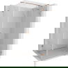 Mexen Lunar T dešinysis atidaromas dušo kabina 140 x 120 cm, skaidrus, šlifuotas varis - 834T-140-120-65-00-P