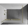 Mexen Kioto+ dušo siena su lentyna Walk-in 70 x 200 cm, matinis stiklas, auksinė - 800-070-121-50-30