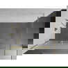 Mexen Kioto+ dušo sienelė su lentyna ir bėgeliu 70 x 200 cm, Šerkšnas 8 mm, Auksinė - 800-070-121-50-30