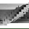 Mexen Kioto+ dušo sienelė su lentyna ir bėgeliu 130 x 200 cm, Skaidrus 8 mm, Juoda - 800-130-121-70-00