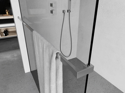 Mexen rankšluosčių laikiklis prie dušo sienelės, chromas - 800-06-01