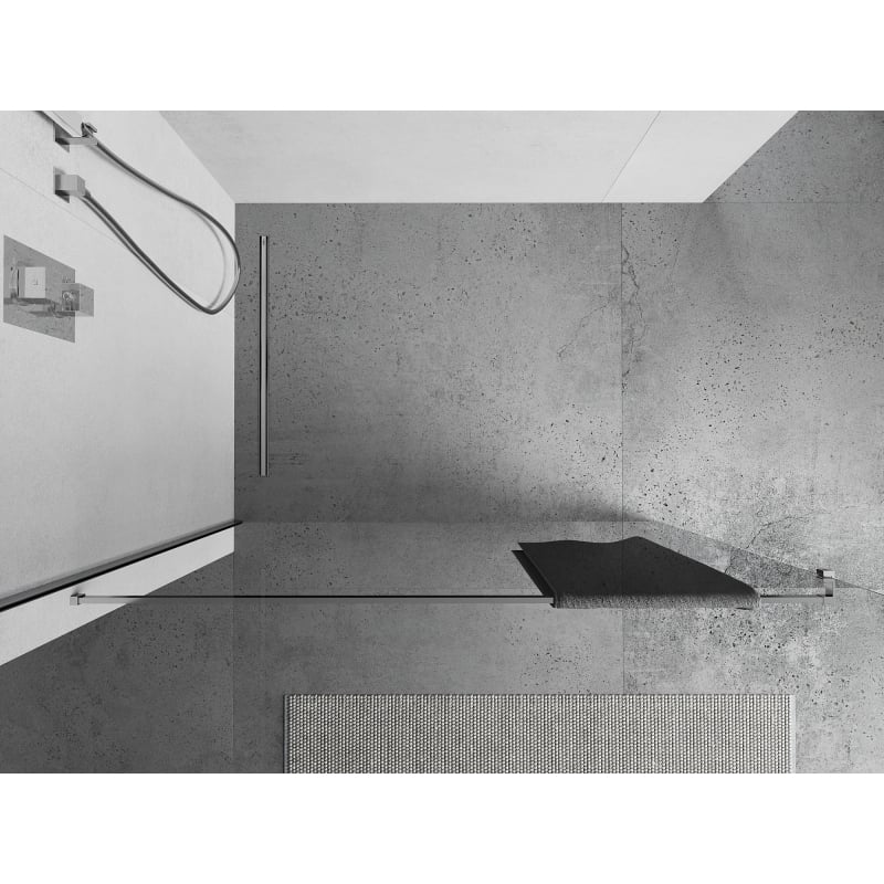 Mexen rankšluosčių laikiklis prie dušo sienelės, chromas - 800-06-01