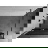 Mexen Kioto+ dušo sienelė su lentyna ir bėgeliu 80 x 200 cm, Grafito 8 mm, Juoda - 800-080-121-70-40