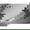 Mexen Kioto+ dušo sienelė su lentyna ir bėgeliu 80 x 200 cm, Veidrodis 8 mm, Juoda - 800-080-121-70-50