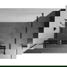 Mexen Kioto+ dušo sienelė su lentyna ir bėgeliu 80 x 200 cm, Veidrodis 8 mm, Juoda - 800-080-121-70-50