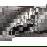 Mexen Lunar T atveriama dušo kabina dešinė 140 x 80 cm, skaidri, juoda - 834T-140-080-70-00-P