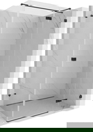 Mexen Lunar T dešinysis atveriamas dušo kabina 140 x 110 cm, skaidru, juoda - 834T-140-110-70-00-P