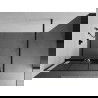 Mexen Kioto+ dušas siena su lentynėle Walk-in 100 x 200 cm, juodas tinklelis, juoda - 800-100-121-70-77