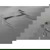 Mexen Lunar T dešinysis dušo kabinos durys 135 x 100 cm, skaidrios, gun metal - 834T-135-100-95-00-P