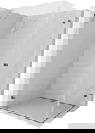 Mexen Lunar-B Duo varstoma dušo kabina 100 x 95 cm, skaidri, matinė pilka šlifuota - 832-100L-095P-66-00