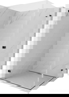 Mexen Lunar-B Dviguba dušo kabina, 85 x 70 cm, permatomi stiklas, juoda - 832-085L-070P-70-00