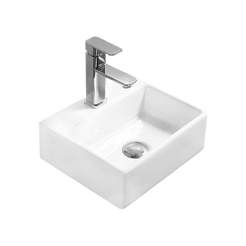 Mexen Mini stalviršio praustuvas 33 x 29 cm, Balta - 21093300