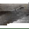 Mexen Lunar-B L atveriama dušo kabina kairėje pusėje 100 x 80 cm, skaidri, auksinė matinė - 832L-100-080-55-00-L