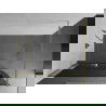 Mexen Kioto+ dušo sienelė su lentyna ir bėgeliu 70 x 200 cm, Grafito 8 mm, Auksinė - 800-070-121-50-40