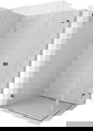 Mexen Lunar-B Duo dušo kabina su atidaromomis durimis 90 x 75 cm, permatoma, gun metal - 832-090L-075P-95-00