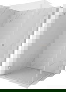 Mexen Lunar-B Duo atveriama dušo kabina 90 x 70 cm, permatoma, šlifuotas nikelis - 832-090L-070P-97-00