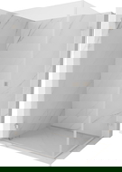 Mexen Lunar-B Duo dušo kabina su atveriamomis durimis 85 x 75 cm, skaidrus stiklas, šlifuotas nikelis - 832-085L-075P-97-00