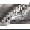 Mexen Lunar-B L dušinės kabinos durys, dešinė 80 x 80 cm, skaidrios, chromuotos - 832L-080-080-01-00-P