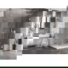 Mexen Lunar-B L dešinysis dušo kabinos duris 100 x 80 cm, skaidrus, baltas - 832L-100-080-20-00-P