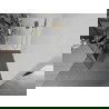 Mexen Kioto+ dušo sienelė su lentyna ir bėgeliu 100 x 200 cm, Skaidrus/Baltas raštas 8 mm, Auksinė - 800-100-121-50-85