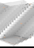 Mexen Lunar-B L dušo kabina, atveriamos durys, kairioji, 90 x 70 cm, skaidrus, šukuota varis - 832L-090-070-65-00-L