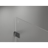 Mexen Lunar-B L kairiosios pusės dušo kabina 85 x 80 cm, skaidri, šlifuota ginklų pilka - 832L-085-080-66-00-L