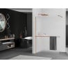 Mexen Kioto+ dušo sienelė su lentyna Walk-in 70 x 200 cm, matinė, rožinis auksas - 800-070-121-60-30