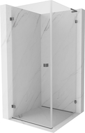 Mexen Lunar-B L dušo kabina varstoma kairė 80 x 80 cm, skaidri, gun metal - 832L-080-080-95-00-L