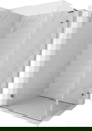 Mexen Lunar-B L dušo kabina su pasukamomis durelėmis, kairė 75 x 70 cm, skaidrus, ginklų metalo - 832L-075-070-95-00-L