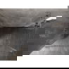 Mexen Lunar-B L dušo kabina su atveriamomis durimis kairėje, 85 x 80 cm, permatoma, šlifuotas nikelis- 832L-085-080-97-00-L