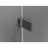 Mexen Lunar-B dušo kabina varstoma dešinė 90 x 80 cm, skaidri, ginklų metalas - 832-090-080-95-00-P