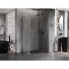 Mexen Lunar-B dušo kabina varstoma dešinė 90 x 80 cm, skaidri, ginklų metalas - 832-090-080-95-00-P
