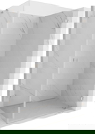 Mexen Lunar-B dešinės pusės dušo kabina 90 x 70 cm, skaidri, šlifuotas nikelis - 832-090-070-97-00-P