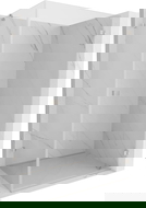 Mexen Lunar-B dešinioji atverčiama dušo kabina 90 x 80 cm, skaidri, matinio nikelio - 832-090-080-97-00-P