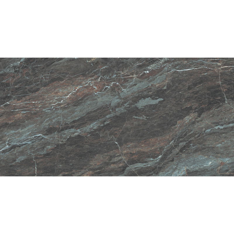 Mexen Sintra Verde glazūruota, rektifikuota G1 plyta, grindų ir sienų plytelė 120 x 60 cm, aukštas blizgesys - TL204-120-060-06