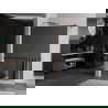 Mexen Kioto+ dušo sienelė su lentyna ir bėgeliu 110 x 200 cm, Veidrodis 8 mm, Rožinio aukso - 800-110-121-60-50