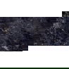Mexen Rokocha Juodas glazūruotas rektifikuotas G1, grindinė- sieninė plytelė 120 x 60 cm, aukšto blizgesio - TL205-120-060-01