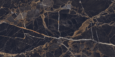 Mexen Orlo Black glazūruotas rekt. G1, grindų-sienų plytelė 120 x 60 cm, aukštas blizgesys - TL211-120-060-00