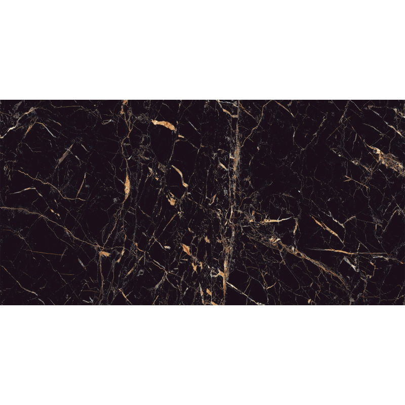 Mexen Python Gold glazūruotas akmens masės plytelių rekt. G1, grindų ir sienos plytelė 120 x 60 cm, aukštas blizgesys