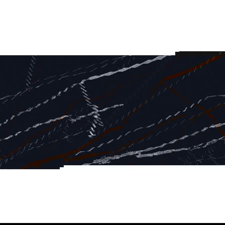 Mexen Fossil Black poliruotas rekt. G1, grindų ir sienų plytelė 120 x 60 cm, aukštas blizgesys - TL213-120-060-00