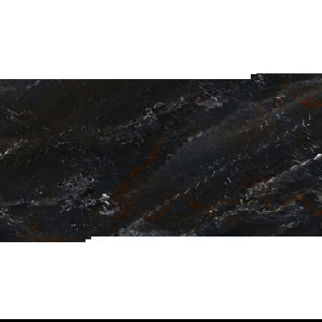 Mexen Marquino Juodas glazūruotas rekt. G1, grindinio ir sieninis plytelė 120 x 60 cm, aukštas blizgesys - TL214-120-060-00