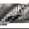 Mexen Lunar-B L dešinė pusė, varstomi dušo durys 75 x 70 cm, permatomas, šautinis metalas - 832L-075-070-95-00-P