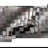 Mexen Lunar-B L dešinės pusės dušo kabina 100 x 80 cm, permatoma, rausvo aukso spalva - 832L-100-080-60-00-P