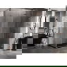 Mexen Lunar-B L dešinės pusės atveriama dušo kabina 100 x 90 cm, skaidri, šlifuotas varis - 832L-100-090-65-00-P