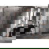 Mexen Lunar-B L dešinės pusės atveriama dušo kabina 100 x 90 cm, skaidri, šlifuotas varis - 832L-100-090-65-00-P